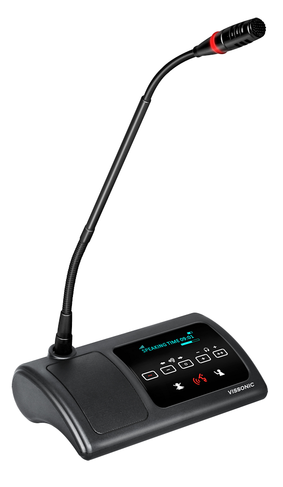 Bezdrôtová jednotka konferenčného systému